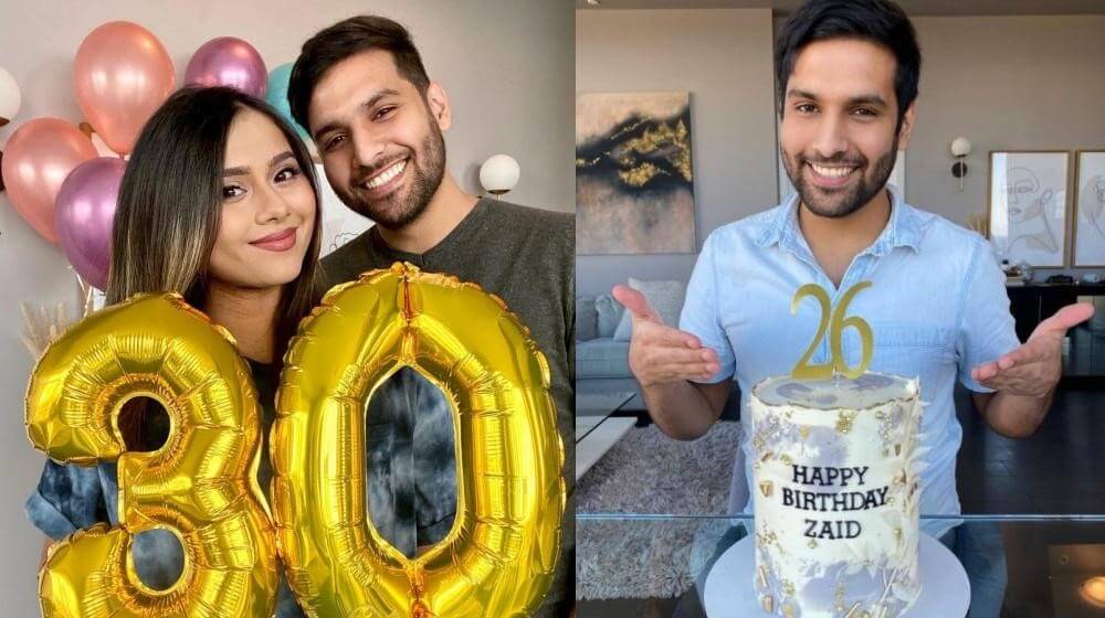 Zaid Ali Celebrated his Wife's Birthday